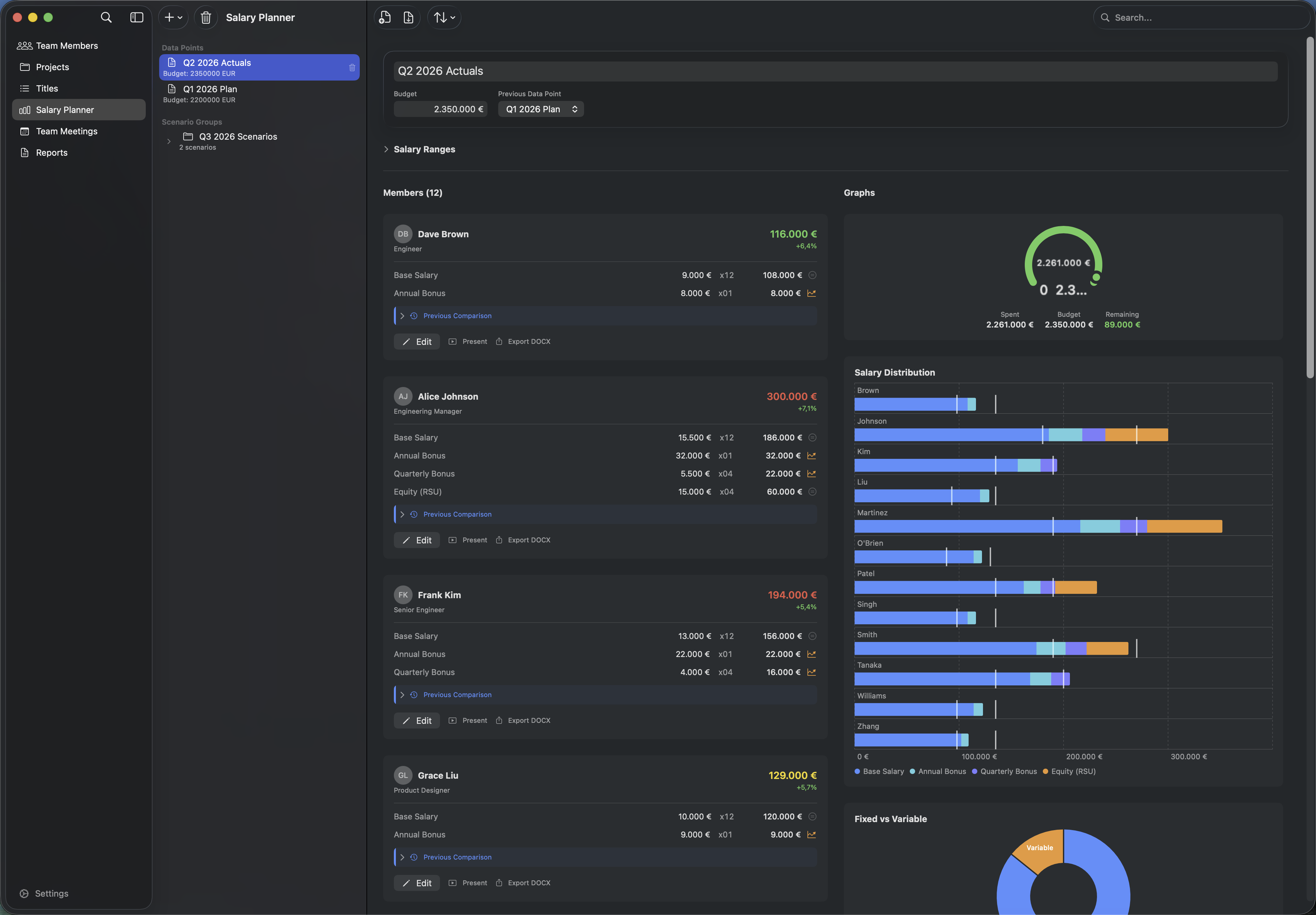 MySquad Salary Planner on macOS
